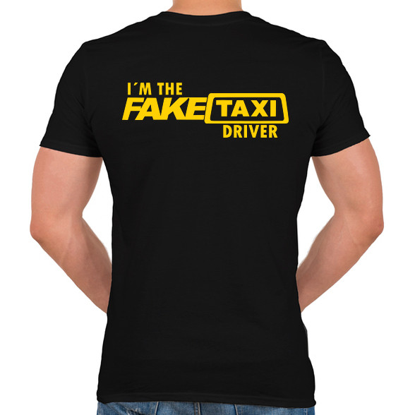 Faketaxi Driver -Férfi V-nyakú póló