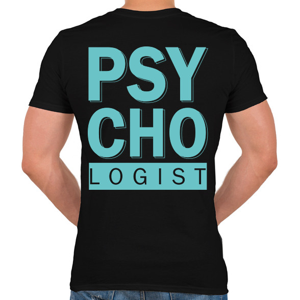 Psycho-logist-Férfi V-nyakú póló