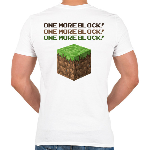 Minecraft Block-Férfi V-nyakú póló