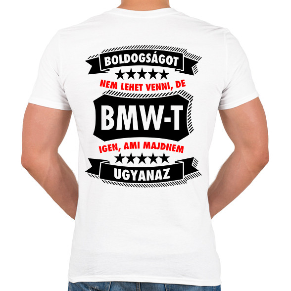 Boldogság = BMW-Férfi V-nyakú póló