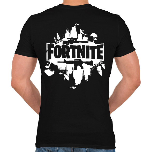 fortnite-Férfi V-nyakú póló