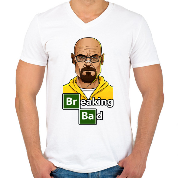 Breaking Bad-Férfi V-nyakú póló