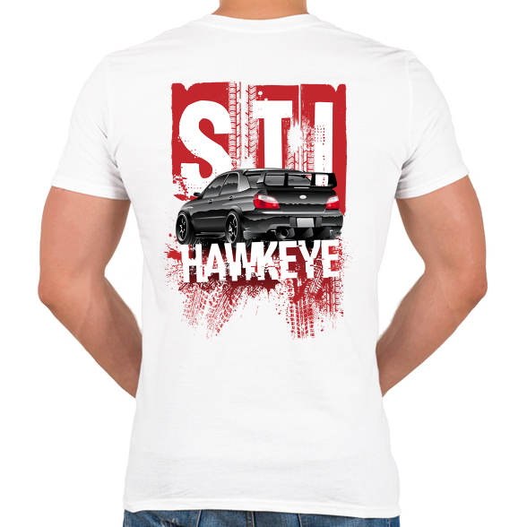 Hawkeye STI-Férfi V-nyakú póló