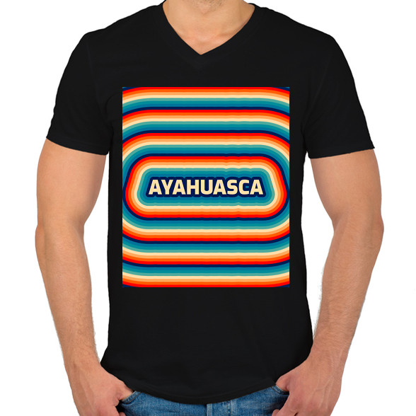 AYAHUASCA-Férfi V-nyakú póló