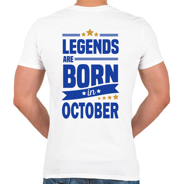 A legendák októberben születnek-Férfi V-nyakú póló