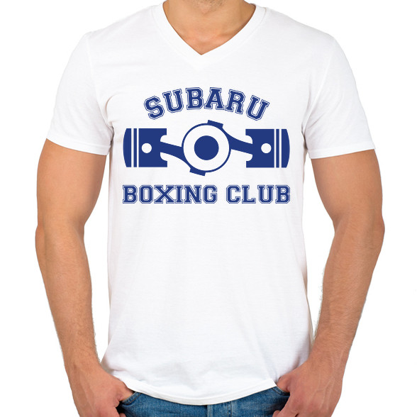 Subaru Boxing Club-Férfi V-nyakú póló