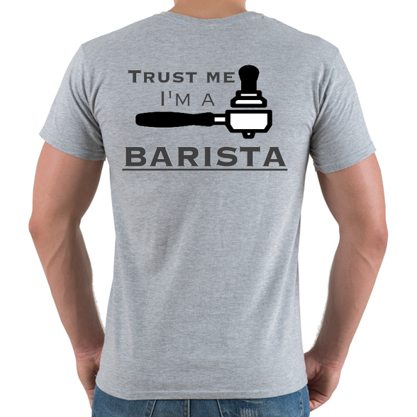 Trust Me I'm a BARISTA-Férfi V-nyakú póló