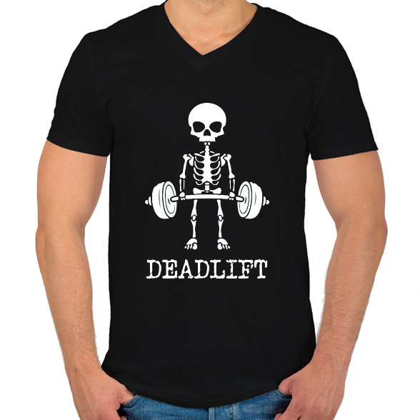 Deadlift-Férfi V-nyakú póló