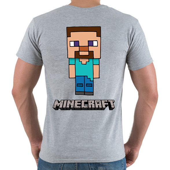 Minecraft - Steve-Férfi V-nyakú póló