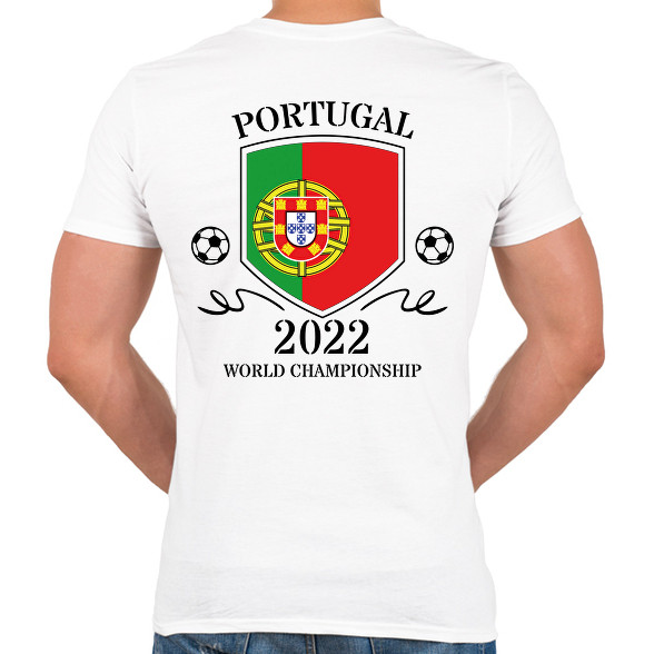 Portugal 2022-Férfi V-nyakú póló