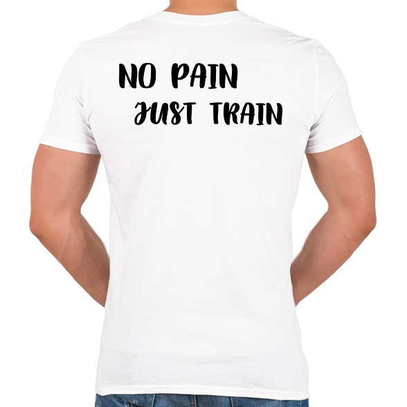 No Pain, Just Train-Férfi V-nyakú póló