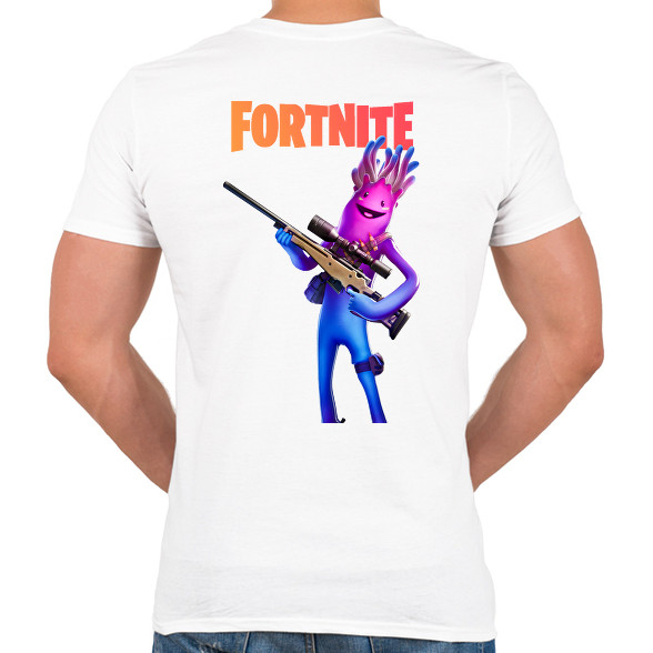 Jellie Fortnite-Férfi V-nyakú póló