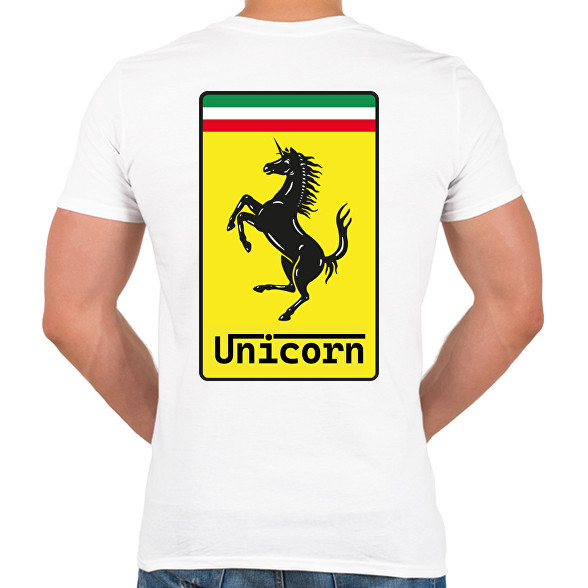 Unicorn - Ferrari-Férfi V-nyakú póló