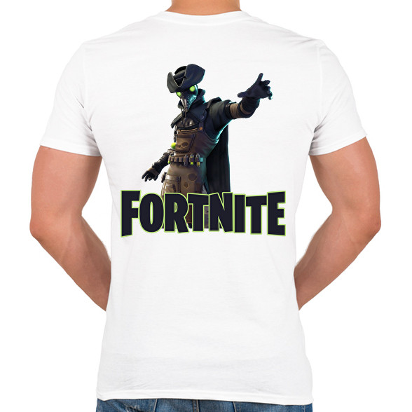 Plague - Fortnite skin-Férfi V-nyakú póló