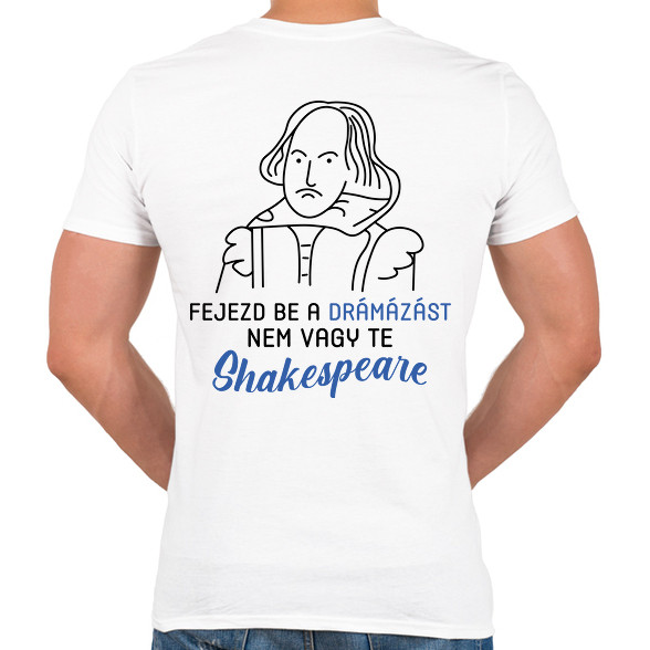 Nem vagy te Shakespeare-Férfi V-nyakú póló