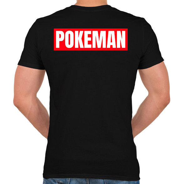 POKEMAN-Férfi V-nyakú póló