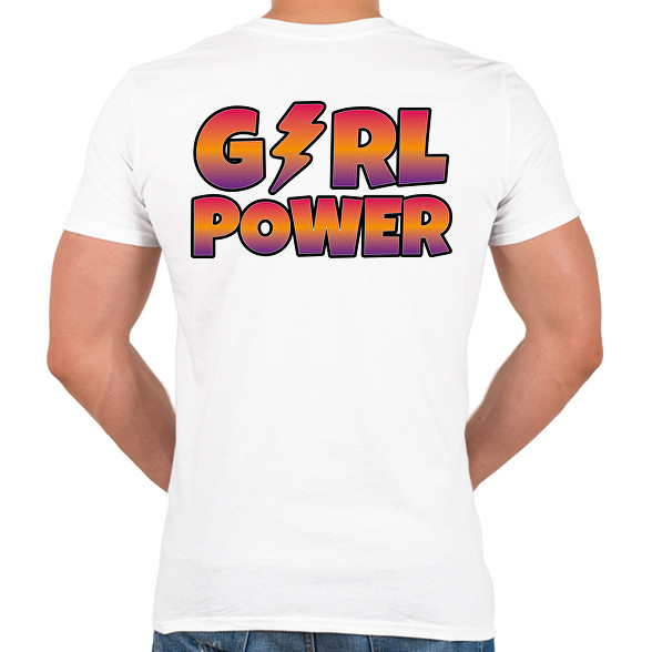 Girl power-Férfi V-nyakú póló