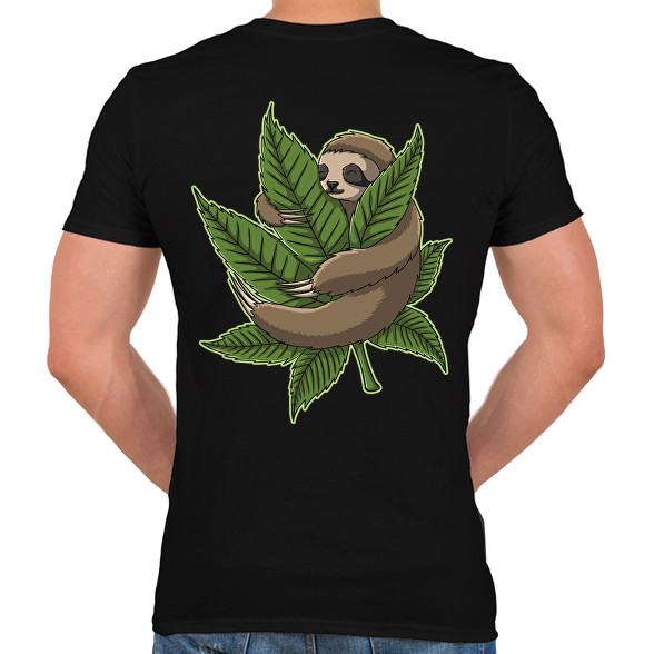 Chilling Sloth-Férfi V-nyakú póló