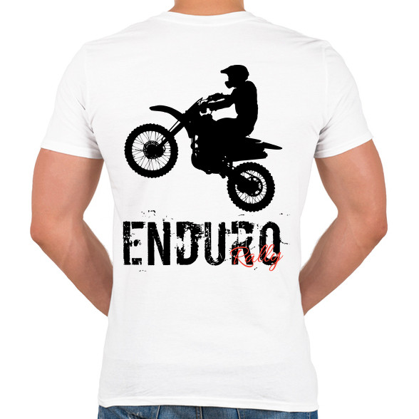 Enduro -Férfi V-nyakú póló