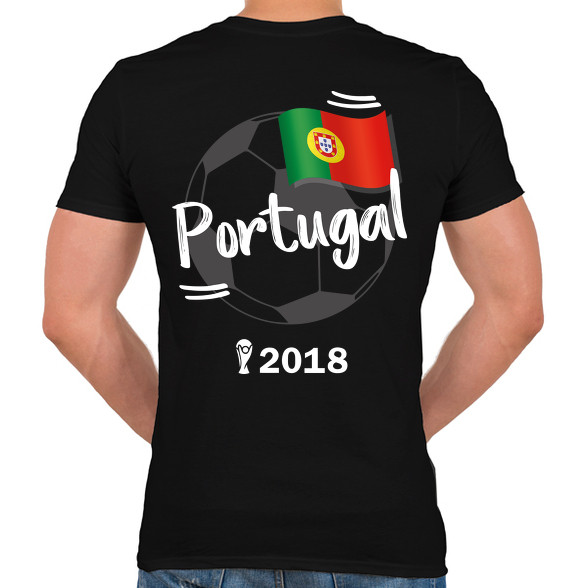 Portugália-Férfi V-nyakú póló