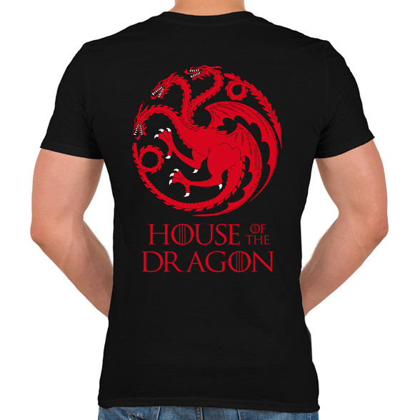 house of dragon-Férfi V-nyakú póló