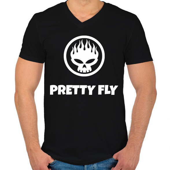 PRETTY FLY-Férfi V-nyakú póló