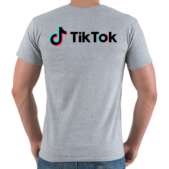 TikTok  -Férfi V-nyakú póló