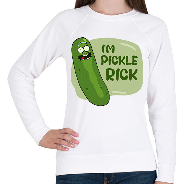 Pickle Rick-Női pulóver