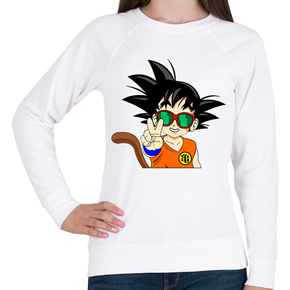 Goku szemüvegben -Női pulóver