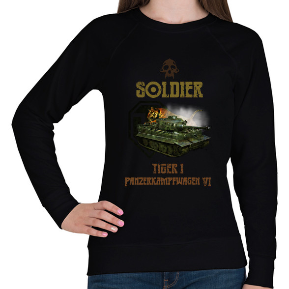 SOLDIER-TIGER1-Női pulóver