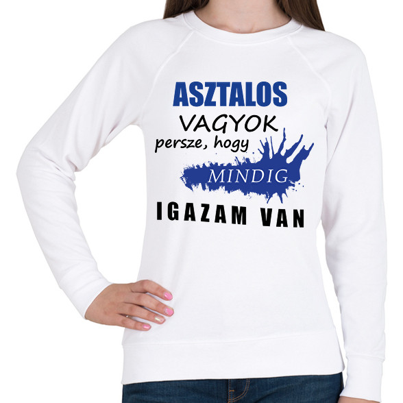 Asztalos vagyok-Női pulóver