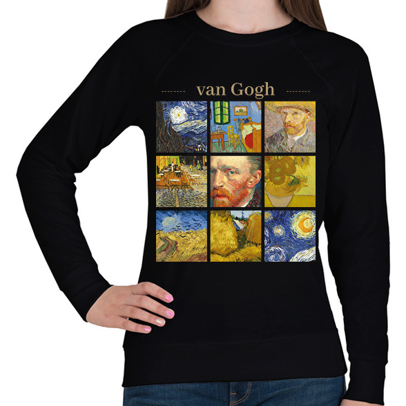 Van Gogh - részletek-Női pulóver