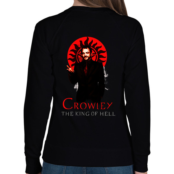 CROWLEY-KING OF HELL-Női pulóver