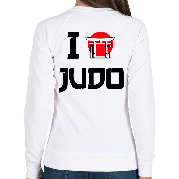 I love Judo-Női pulóver