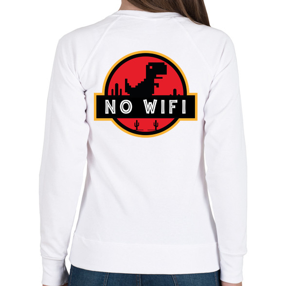 Jurassic p - No wifi -Női pulóver