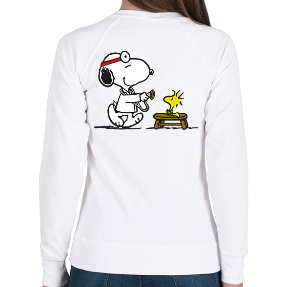 Snoopy és Woodstock-Női pulóver