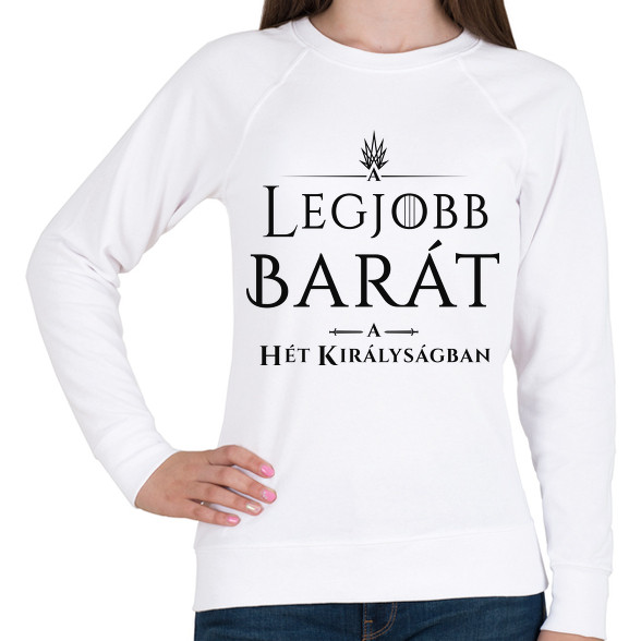 got-legjobb-barat-black-Női pulóver