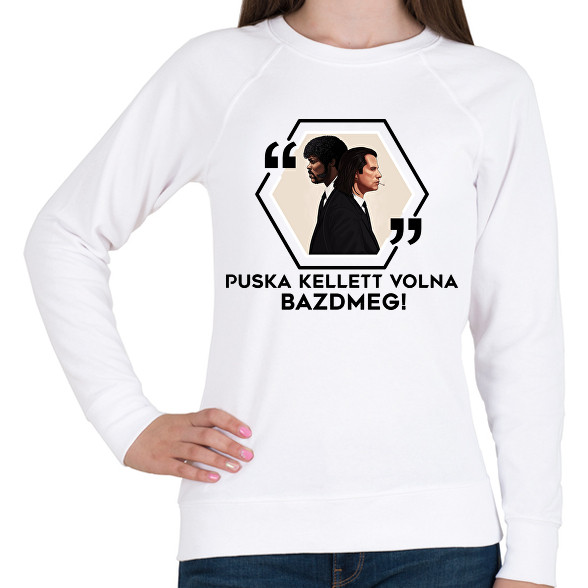 Puska kellett volna!-Női pulóver