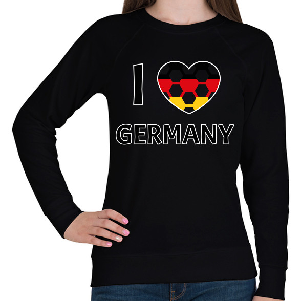 I love Germany-Női pulóver