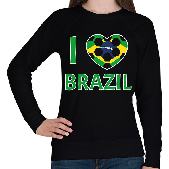 I love Brazil-Női pulóver