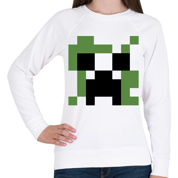 Creeper Minecraft-Női pulóver