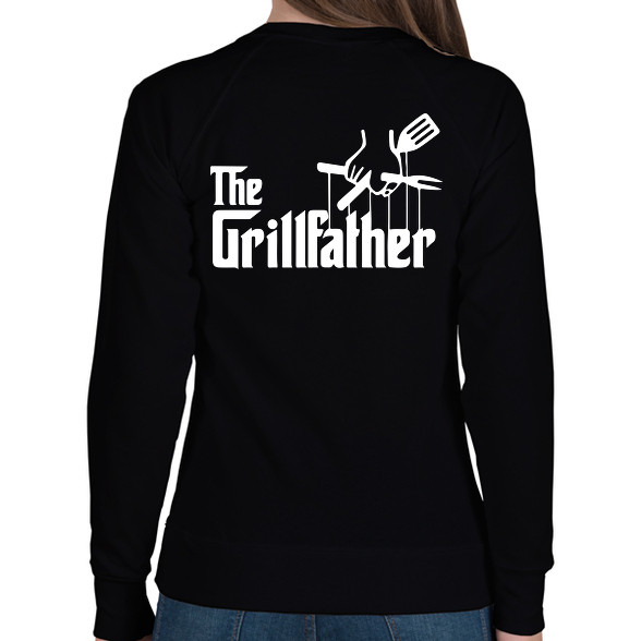 The grillfather - white-Női pulóver