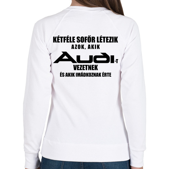 Kétféle Audi Sofőr-Női pulóver