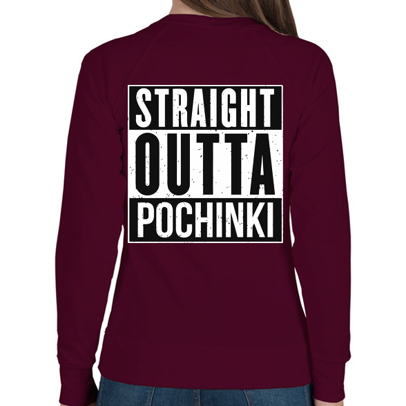 PUBG - Straight Outta Pochinki-Női pulóver