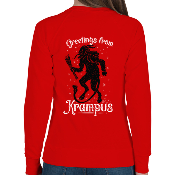 Krampusz-Női pulóver