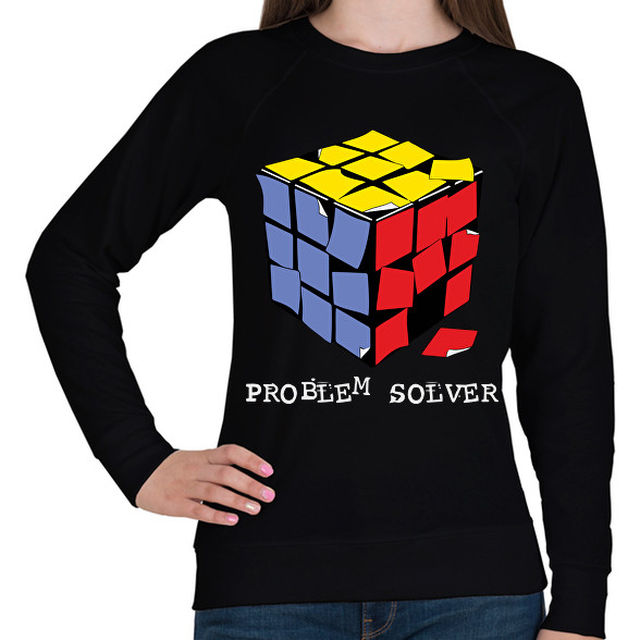 Rubik kocka egyszerűen-Női pulóver