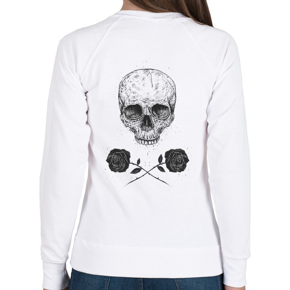 Skull N' Roses-Női pulóver