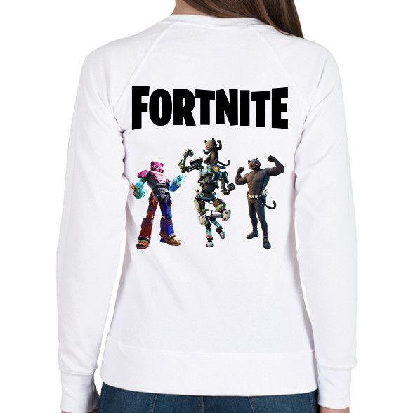 Fortnite Mecha-Női pulóver