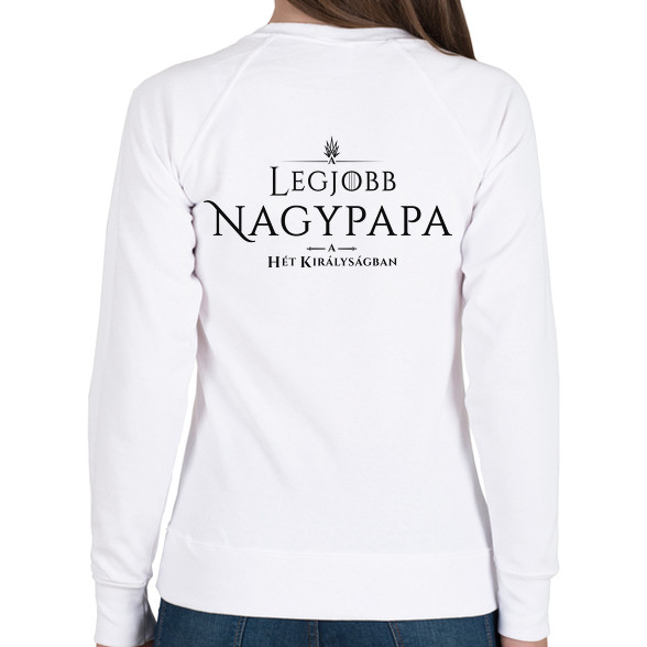 got-legjobb-nagypapa-black-Női pulóver