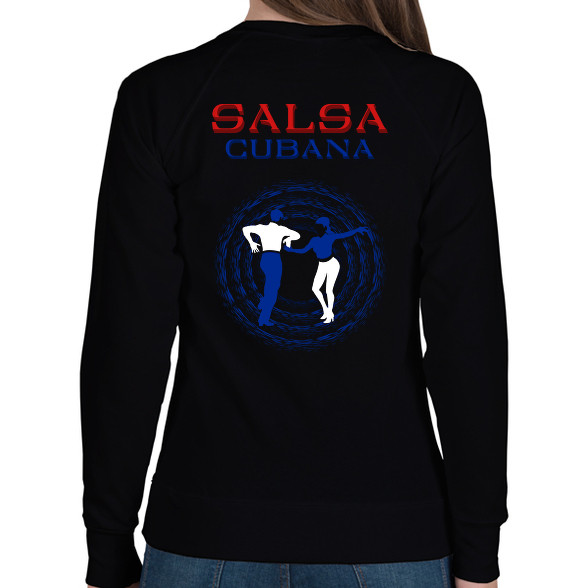 Salsa Cubana dancer S0201-forBlack-Női pulóver